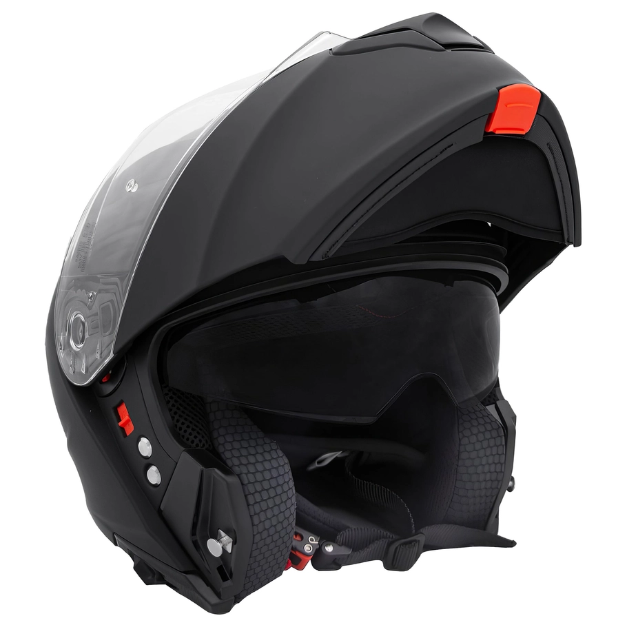 Full Face Flip Up Helmet Upgraded Double Visor Opening Front