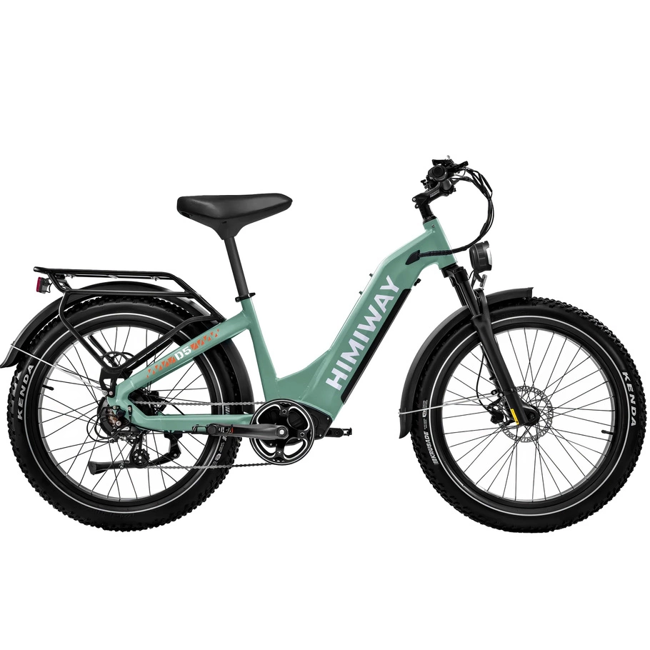 Himiway D5 Zebra Step-Thru Elektrofahrrad - 250W Leistung | 20Ah Akku | 15.5mph Geschwindigkeit | 80mi Reichweite