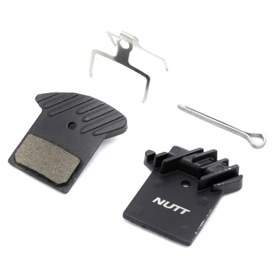 Nutt-Bremsbeläge mit Kühlkörper