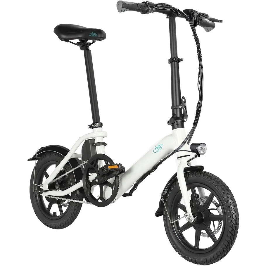 Fiido D3 Pro Mini Foldable Electric Bike - 250W Leistung | 7.8Ah Batterie | 15.5mph Geschwindigkeit | 37mi Reichweite